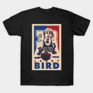 Larry Bird Retro Pop Art Style T-Shirt